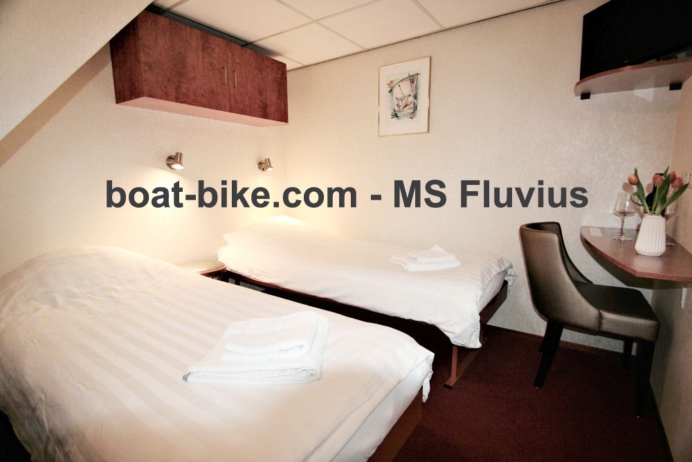 MS Fluvius - cabin upper deck