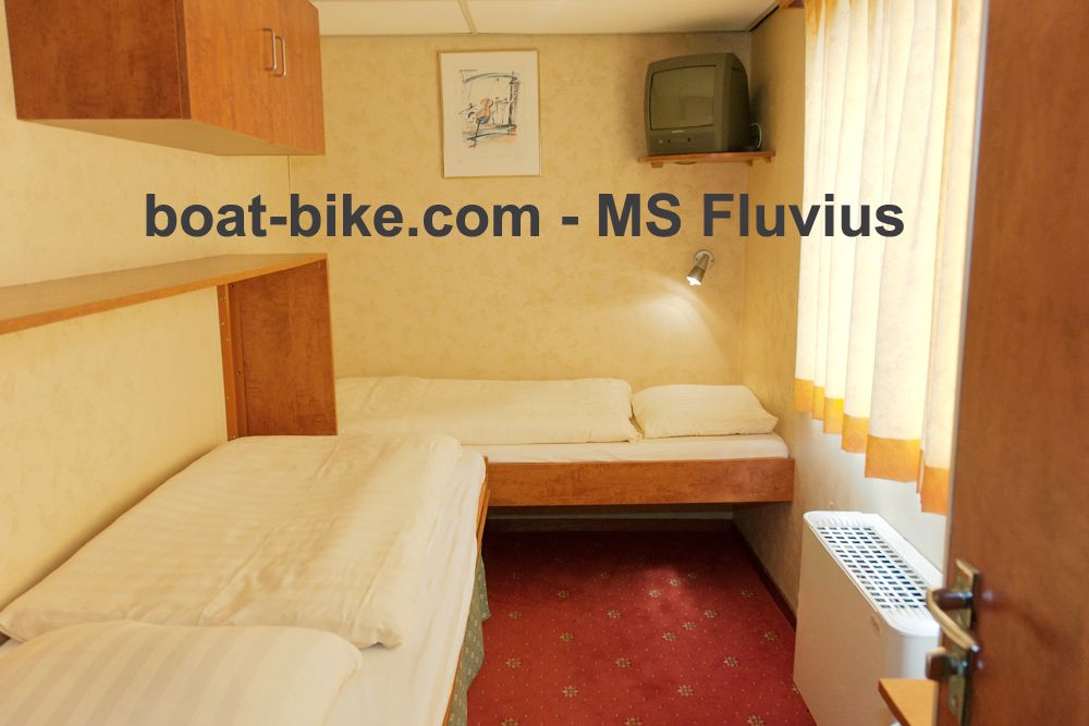 MS Fluvius - cabin lower deck