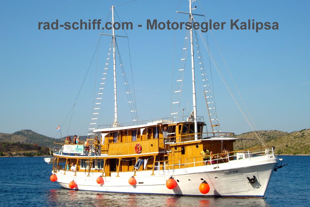 Mit Rad uns Schiff - Motorsegler MS Kalipsa