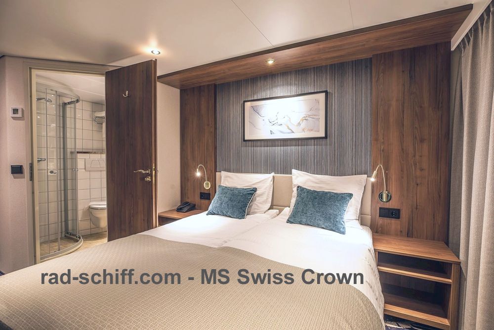 MS Swiss Crown - Kabine Mittel-/Unterdeck